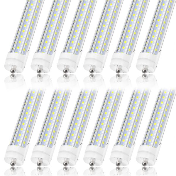 8FT LED Tube Ampoules Simple Pin Fa8 Base D Forme 120W 6000K