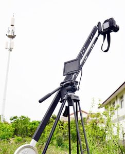 Freeshipping 8ft Max Load To 20KG jib crane Portable Pro DSLR Video Camera Crane 2.7M Bras trépied Standard Version Sac