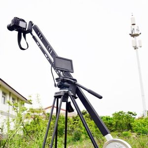 Freeshipping 8ft Max Belasting Tot 20KG zwenkkraan Draagbare Pro DSLR Video Camera Kraan 27M Arm statief standaard Versie Tas Ssrra