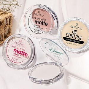 8g/0,28 oz GECOMO Germont maquillaje en polvo poros Control de aceite mate translúcido seco impermeable base suelta acabado de piel