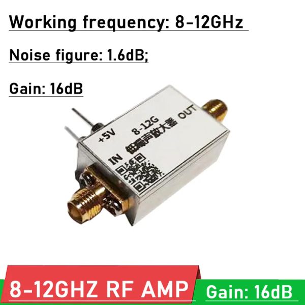 Amplificateur RF à faible bruit 8G-12GHz VHF UHF FM Ham Radio Recevoir