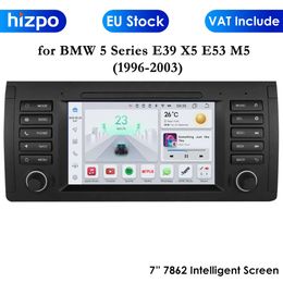 8GB 128GB Carplay 4G 7862 7 pulgadas 2din Android 12 Radio de coche Multimedia para serie 5 E39 X5 E53 M5 1996-2003 navegación RDS estéreo GPS