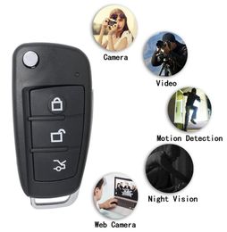 8GB geheugen ingebouwde HD -auto sleutelcamera 1920 1080P Full HD Car Key Camera Key Chain Night Vision IR Lichtbeweging Detectie PQ193229N1811776