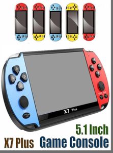 8GB X7 Plus handheld game spelers 51 inch PSP -scherm Portable GBA NES Games Console MP4 -speler met camera -tv Out TF Video9321835