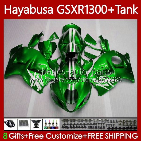 1300CC Hayabusa para SUZUKI GSX-R1300 GSXR-1300 GSXR 1300 CC 74No.15 GSXR1300 1996 1997 1998 1999 2000 2001 GSX R1300 2002 2003 2004 2005 2006 2007 Carenado perla negro verde