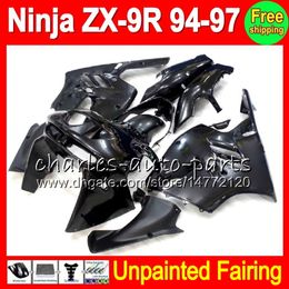 8Gifts Unpainted Full Farring Set voor Kawasaki ZX9R 94 95 96 97 ZX 9R ZX-9R 94 95 96 97 1994 1995 1996 1997 Backings Carrosseriebody Kit