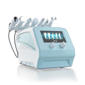 Máquina facial de oxígeno 8 en 1 Hidra Microdermoabrasión Salón Spa Rejuvenecimiento de la piel Cuidado facial Aqua Peeling Limpieza profunda Ultrasonido RF Levantamiento Rociador de chorro de agua