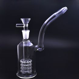 8 pouces femelle narguilé verre eau bongs Mobius stéréo matrice huile plates-formes en verre bongs cigarettes conduites d'eau recycleur Dab plates-formes avec bols d'huile mâles