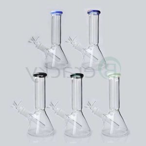 8 inches glazen waterpijpen waterpijpen met bowl downstem diffuser gekleurde heady beker bongs DAB Oil Rigs voor roken Rig