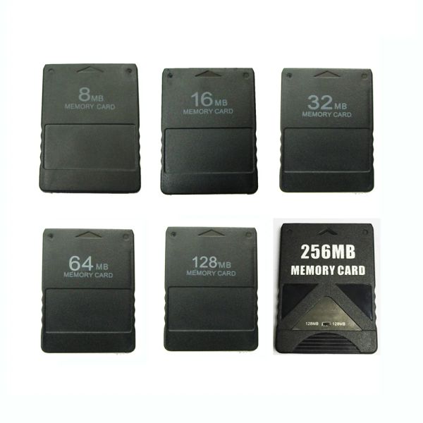 8M 16M 32M 64mb 128M 256MB Almacenamiento de tarjeta de memoria de alta velocidad para PS2 Guardar módulo de memoria de datos de juego