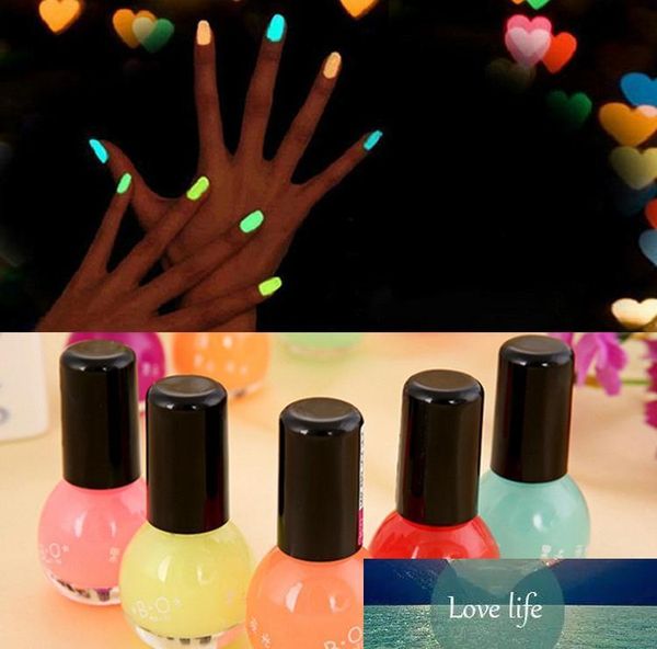 8 ml 12 Couleurs Femmes Maquillage Fluorescent Néon Lumineux Gel Vernis À Ongles Bonbons Couleur Vernis À L'huile À Ongles Dans L'obscurité Cadeau De Fête De Mariage SN1379