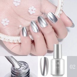 Vernis à ongles miroir métallique 8 ml effet métal argent or ne peut pas être pelé pas besoin de lampe UV 12 couleurs matériel de manucure Nail Art 240106
