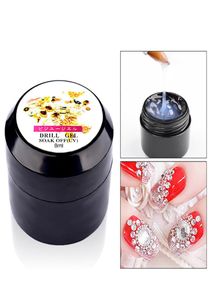 8 ml Nail Art Glue Gel Super collant adhésif UV Gel Vernis à ongles pour le bricolage Art Rhingestone bijoux de bijoux accessoire 7201003
