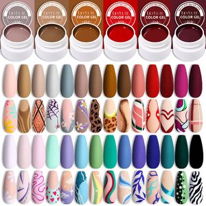 8ML Peinture Gel Nail Art Design Vernis Nail Gel Polish Soak Off UV LED Top Coat Semi Permanent Pour Manucure Polish