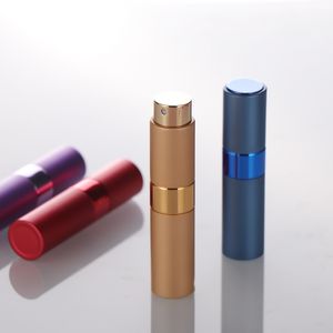 8 ml Bouteille de parfum rotatif Verre Portable Perfume Bouteille à lèvres Loupstick Tube Cosmetic Spray échantillon Bouteille vide