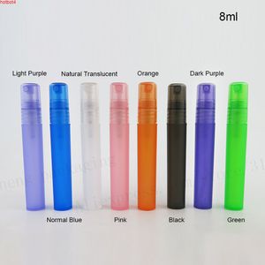 8ml Travel Portable PP Plastic Perfume Mist Spray Bottles contenedores atomizador Mini envases cosméticos recargables 100pcsgoods