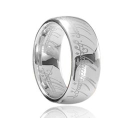 8mm amerika film sieraden de magische tungsten carbide ring zwart goud zilver drie kleuren voor het kiezen van mode sieraden vingerring 5742028