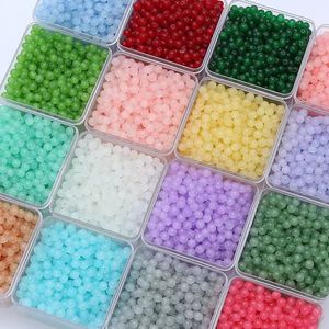 Perles de 8 mm pour bracelets, colliers, boucles d'oreilles, fournitures de fabrication de bijoux, cristal rond, couleur bonbon, kit de perles de verre en vrac pour adultes et enfants, bricolage, artisanat, vente en gros