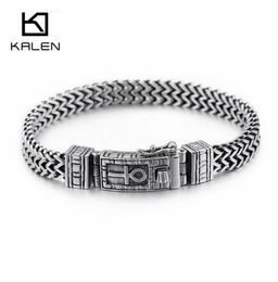 8mm égyptien Ankh symbole de vie bracelets à breloques pour hommes femmes en acier inoxydable maille d'argent reliant la chaîne Bracelet bijoux 4184831