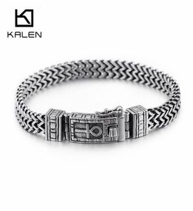 8 mm Egyptien ankh symbole de la vie bracelets de charme pour hommes femmes en acier inoxydable en argent en argent liaison bracelet bijoux 3109107