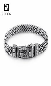 8 mm Egyptien ankh symbole de la vie bracelets de charme pour hommes femmes en acier inoxydable en argent en argent liaison bracelet bijoux 3243301