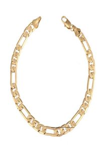 8 mm holle brede armband voor dames goudkleur unieke vintage link figaro ketting sieraden5113987