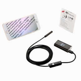 8mm lens wifi endoscoop zachte kabel 1-10m waterdichte inspectie camera endoscope borescope voor iOS tablet pc telefoon