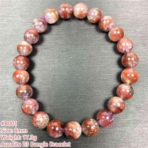 8mm natuurlijke auritionele 23 armband sieraden voor vrouwen man gift Canada stenen rood paars kristal ronde kralen edelsteen strengen aaaaa