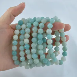 Bracelet en pierre naturelle Amazonite, 8mm, pierres précieuses, pouvoir de guérison, perles d'énergie, pierre extensible élastique, perles rondes