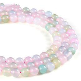 Perles colorées de pierre naturelle de 8 mm.