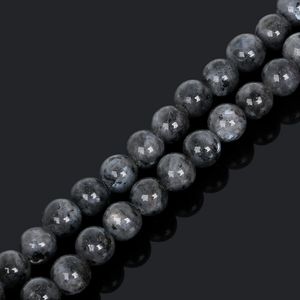 8mm Nieuwe Collectie 4/6/8 / 10mm 38cm / Strand Moonstone Bead Gem Stone Black Moon Steen Ronde Losse Kralen Voor Sieraden Maken