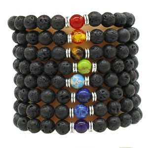 8 mm oli diffuse lava rock armbanden strengen agaat tijger eye kralen armbanden vrouwen mannen armbanden mode sieraden wil en zandgift