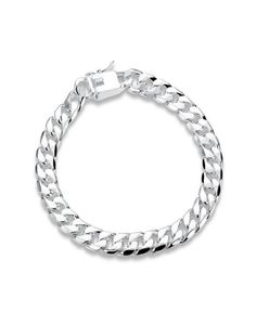 8MM chaîne latérale main chaîne mâle argent sterling plaqué argent bracelet hommes et femmes 925 bracelet en argent SPB2276750945