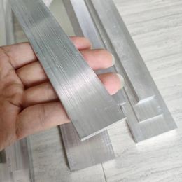 Barre plate en aluminium de 8 mm d'épaisseur 6061 Aluminium AL Batte-bosse de battage du matériau du matériau CNC Largeur 8 ~ 200 mm de longueur 50 cm