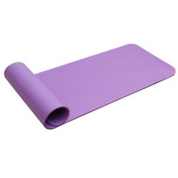 8mm Dikke NBR Antislip Yoga Mat Bodybuilding Pilates Oefening Mat met Pakketzak 183x61x0.8 (cm) Paars