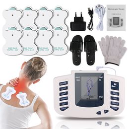 8mode EMS ACUPUNCTURE MASSAGEUR CORPOLAGE ELETRRIC MUSCLE Stimulator Physiothérapie Tens Digital Pulse Massage Machine Health Care