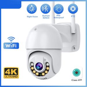 Cámaras IP Wifi de 8MP y 5MP para exteriores, cámara de vigilancia PTZ de 1080P, protección de seguridad CCTV, Audio bidireccional automático, cámara de vigilancia Iptv