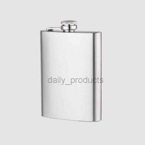 8oz Portable Stainless Steel Hip Flask Flagon Whiskey Wine Pot Leather Cover Bottle Funnel Travel Tour Drinkware Wine Cup VTMHP1704