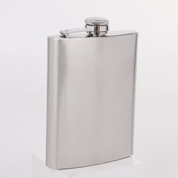 8 oz Rvs Heupfles Met Trechter Outdoor Draagbare Fles 8 Ounce Heupflessen Whisky Alcohol Stoep Wijn Pot dh853