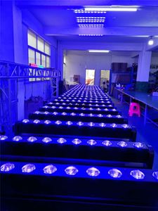 8 stks 10x40w 4in1 RGBW Moving Head LED Pixel Matrix Muur Wasser Beam Bar Moving Head Light