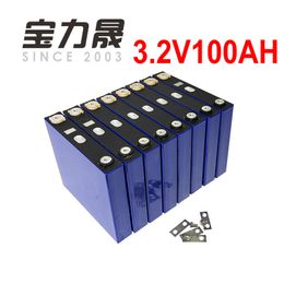 8 STKS 3.2V 100AH ​​LIFEPO4 Batterijcel 12V 12.8V 24V lange levensduurcycli 3500 keer 1c voor Solar Energy Storage Pack Catl More 102AH