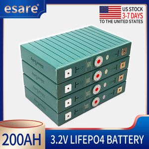 8PCS 3.2V 200Ah Lifepo4 Battery Lithium Iron Phosphate Batteries RV Pack Diy Solar for Motorhome Yacht Solar US TAX FREE