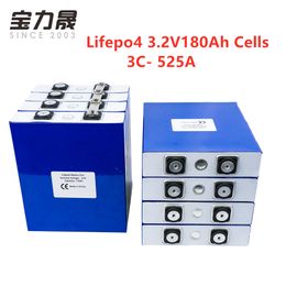 8 pièces 3.2V175Ah lifepo4 batterie Lithium Fer Phosphate Cellule Cycle 200AH 3C 500A Solaire 24V 176Ah PAS 180Ah UE US TAX FREE