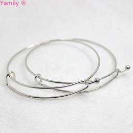 8 Stks / Verstelbare Uitbreidbare Iron Bangle Armband Fashion Wire Armbanden Can Open Bangle voor Dames Sieraden Q0719