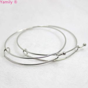 8 Stks / Verstelbare Uitbreidbare Iron Bangle Armband Fashion Wire Armbanden Can Open Bangle voor Dames Sieraden Q0719