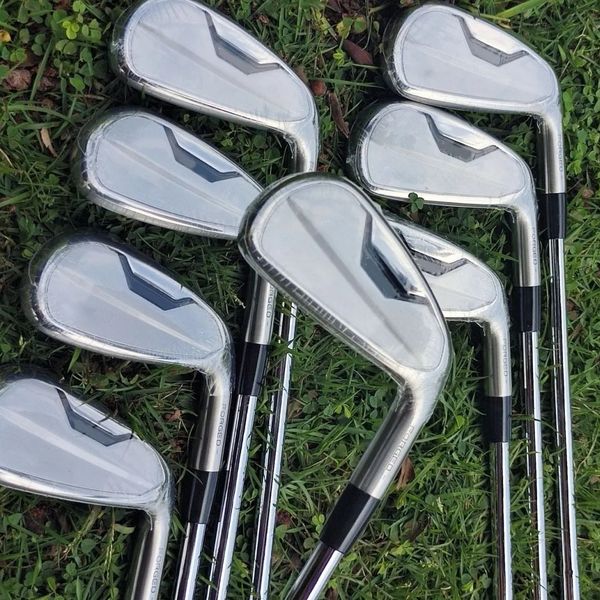 8pcs Brand TT200 Golf Head Silver 200irons Clubs Iron Set 49p 48 Flex Graphitetesteel Shaft with Head Cover Tour Edg 240430