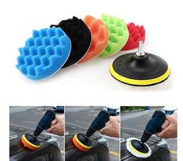 8pcs Buffing Pad Set Car Beauty Wiffing Polinging Tool Auto Car Polinging Pad pour la voiture Poliniser Sponge Wheel Power Tools