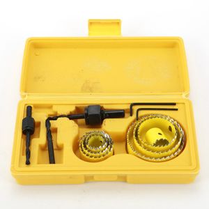 8 Stks Boor Set 19-64mm Rotary Tool Hole Saw Kit Houtbewerking Opener Cutter Doorn Boorgaten Accessoires Houten Power