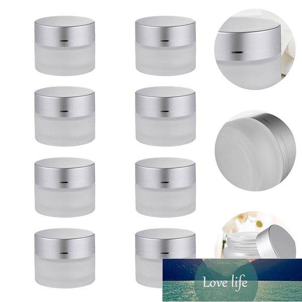 8 pièces bocal en verre petit récipient rechargeable polyvalent bouteille de lotion fournitures de maquillage