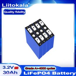 8 stuks LiitoKala 3 2V 30Ah Lifepo4 Batterij Lithium-ijzerfosfaat Prismatische Zonnecellen DIY 12 8V 24V UPS e-bike AGV wiel chair270F